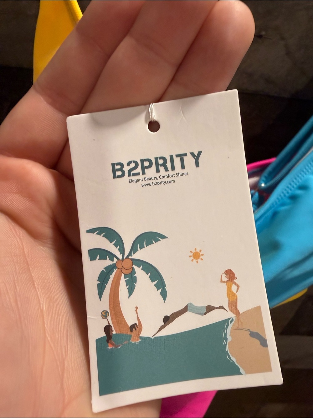 NWT B2Prity | Criss Cross Wrap One Piece - Picture 3 of 6